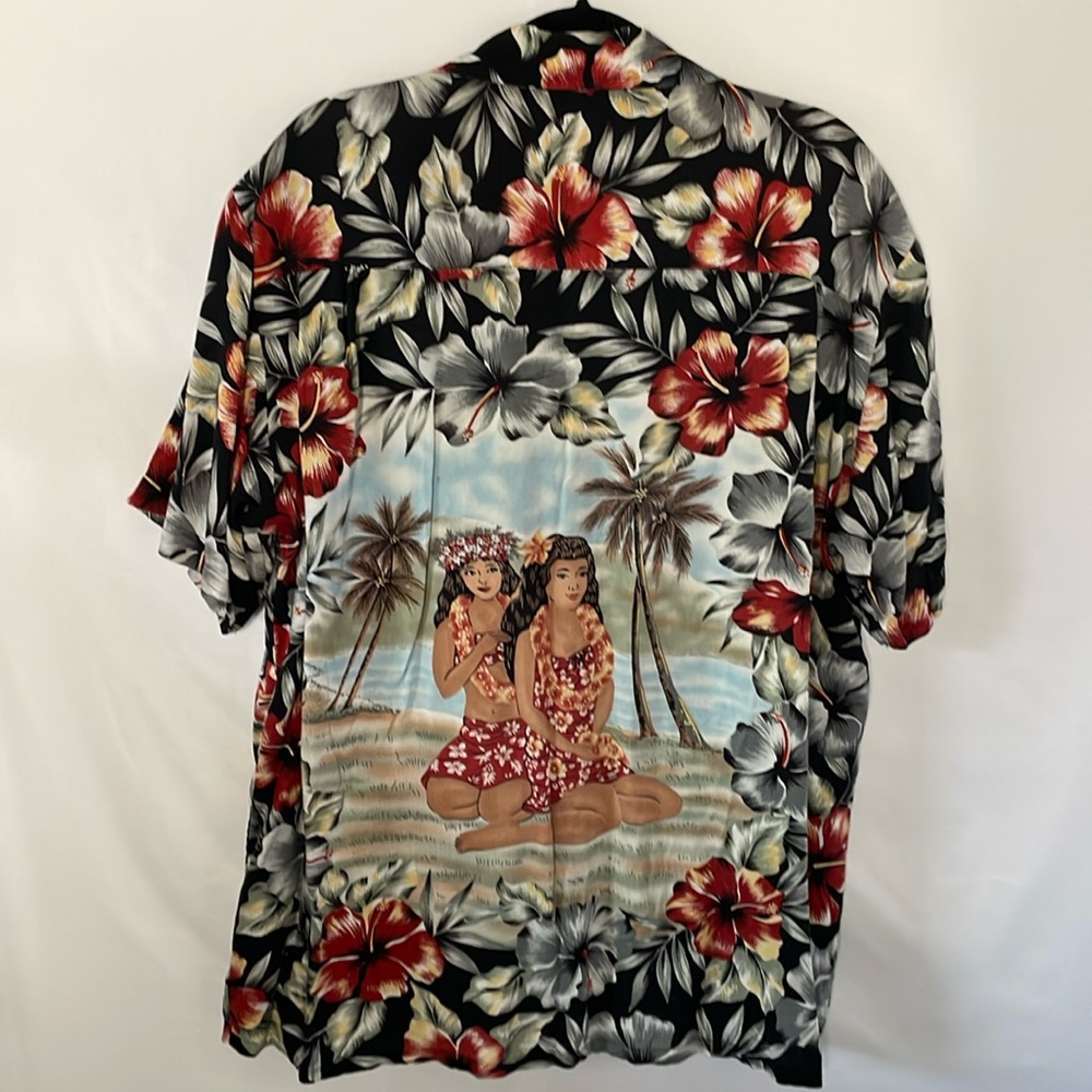 Kennington Hawaiian tropical floral button up short sleeve shirt size‎ xlarge